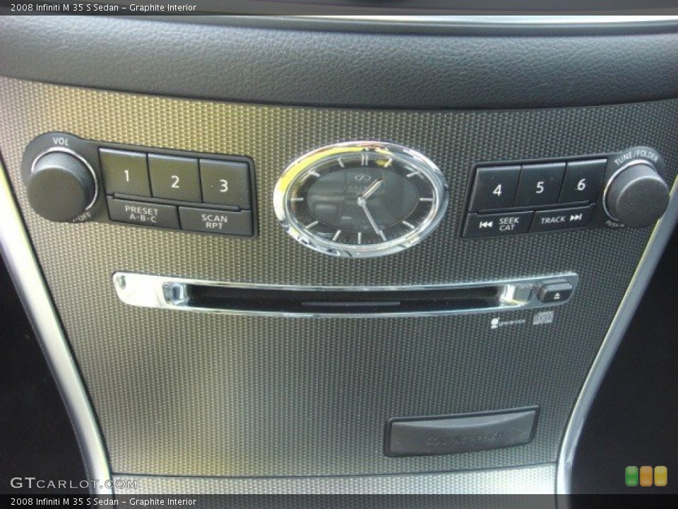 Graphite Interior Controls for the 2008 Infiniti M 35 S Sedan #54475701
