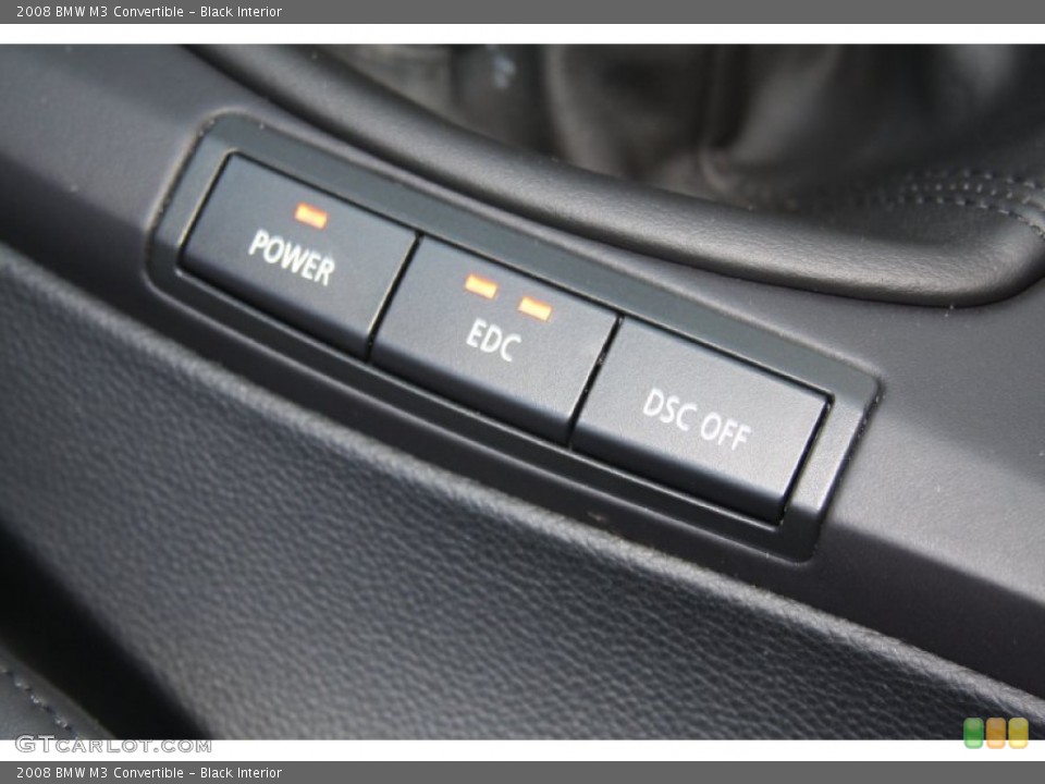 Black Interior Controls for the 2008 BMW M3 Convertible #54476259