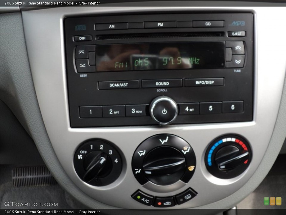 Gray Interior Audio System for the 2006 Suzuki Reno  #54476546