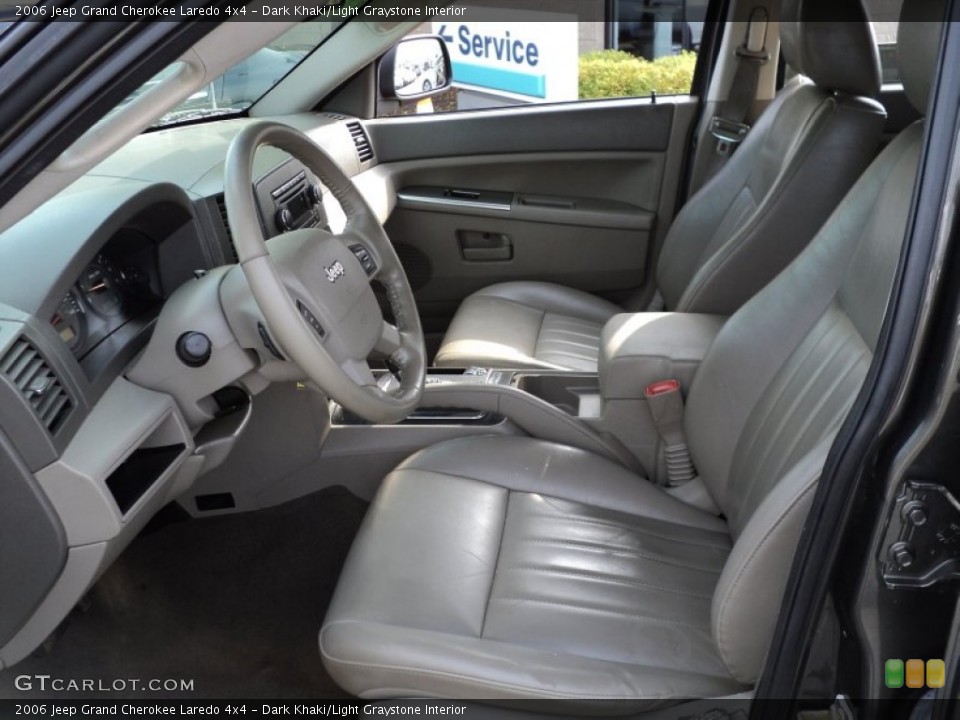 Dark Khaki/Light Graystone Interior Photo for the 2006 Jeep Grand Cherokee Laredo 4x4 #54477089