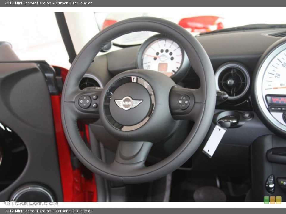 Carbon Black Interior Steering Wheel for the 2012 Mini Cooper Hardtop #54477662