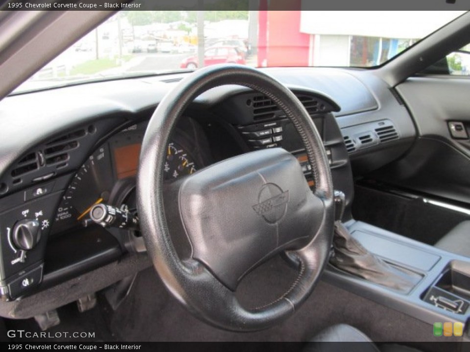 Black Interior Steering Wheel for the 1995 Chevrolet Corvette Coupe #54478505
