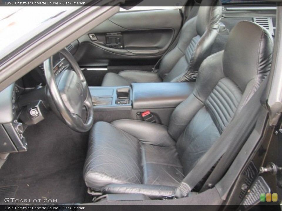 Black Interior Photo for the 1995 Chevrolet Corvette Coupe #54478523