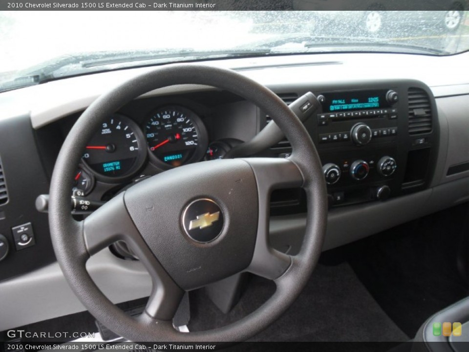 Dark Titanium Interior Steering Wheel for the 2010 Chevrolet Silverado 1500 LS Extended Cab #54479111