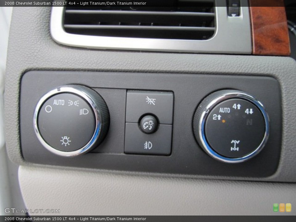 Light Titanium/Dark Titanium Interior Controls for the 2008 Chevrolet Suburban 1500 LT 4x4 #54479474
