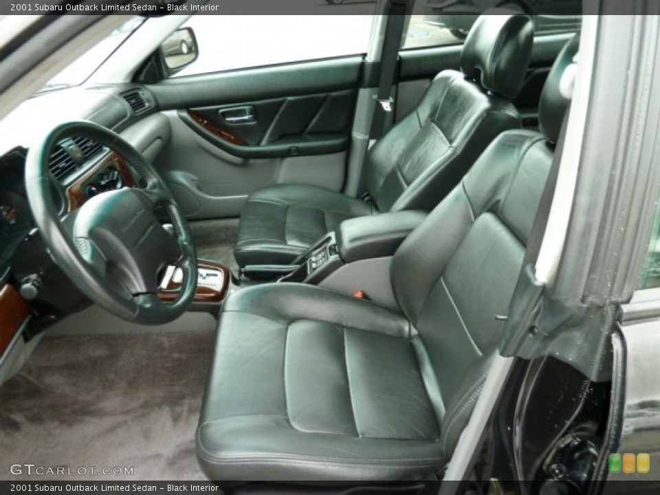 Black Interior Photo for the 2001 Subaru Outback Limited Sedan #54479996