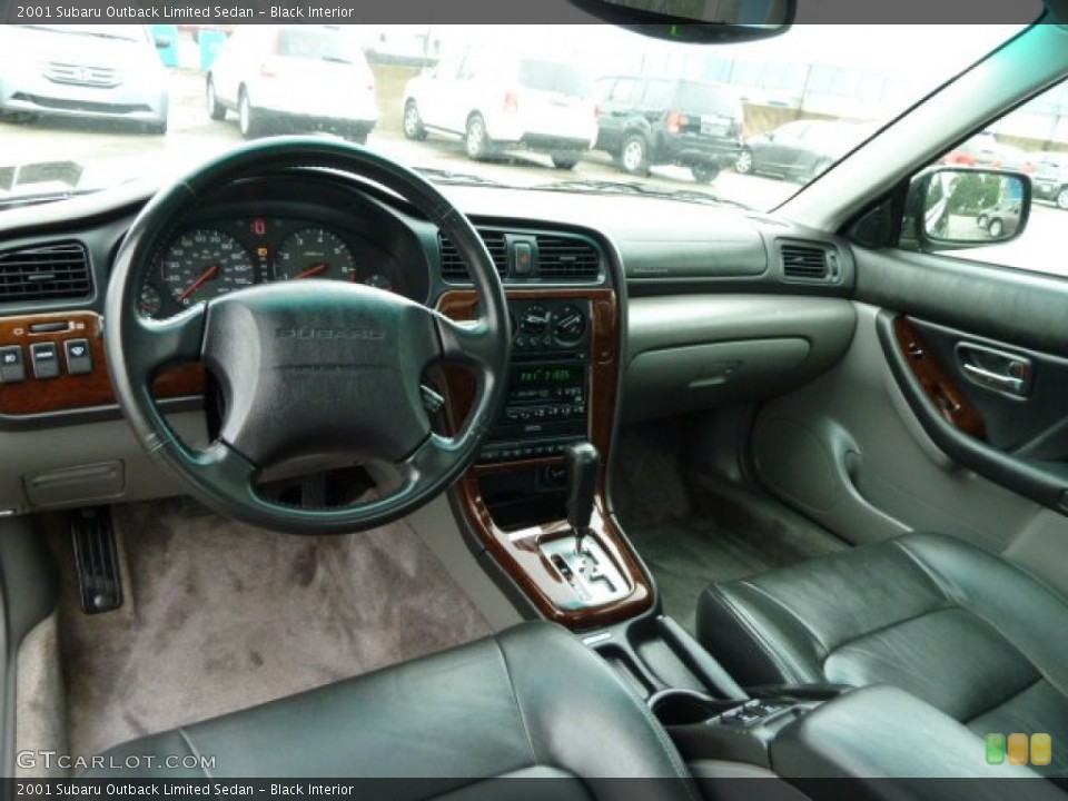 Black Interior Photo for the 2001 Subaru Outback Limited Sedan #54480014