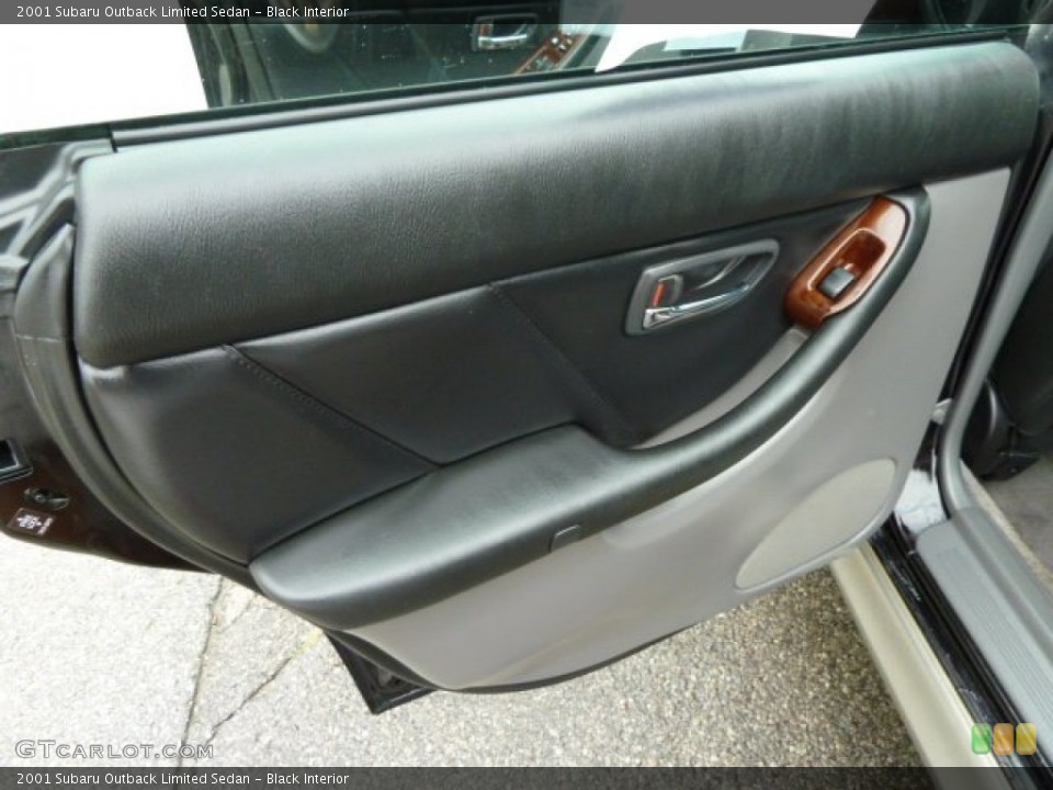 Black Interior Door Panel for the 2001 Subaru Outback Limited Sedan #54480020