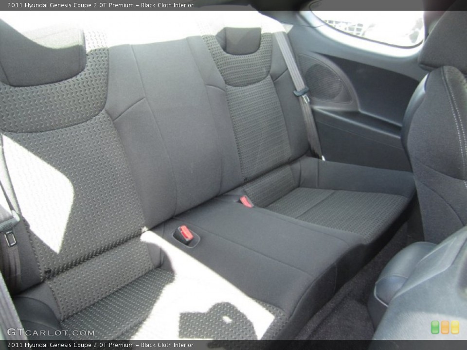 Black Cloth Interior Photo for the 2011 Hyundai Genesis Coupe 2.0T Premium #54480023