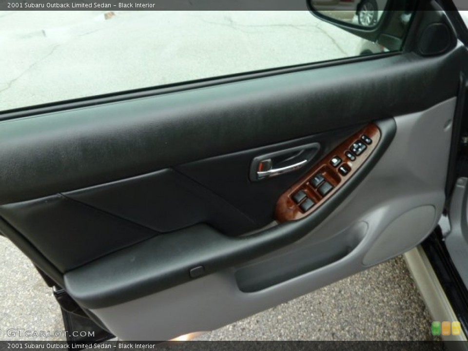 Black Interior Door Panel for the 2001 Subaru Outback Limited Sedan #54480026