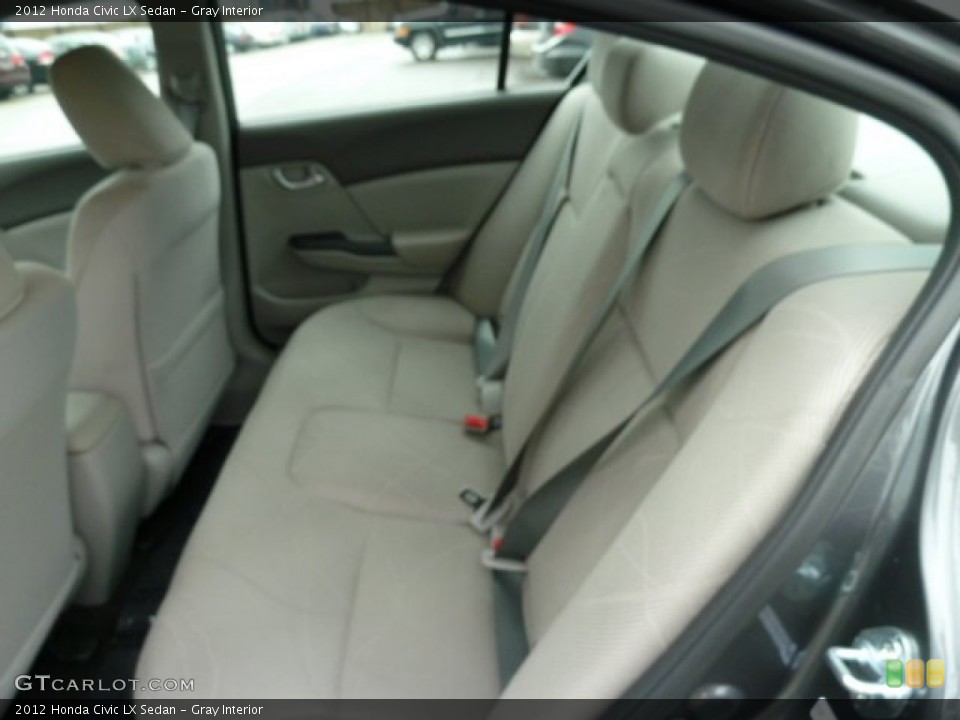 Gray Interior Photo for the 2012 Honda Civic LX Sedan #54480314