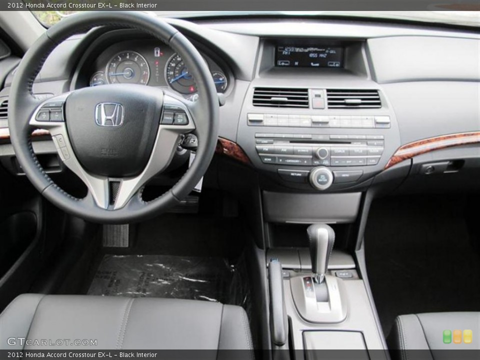 Black Interior Dashboard for the 2012 Honda Accord Crosstour EX-L #54480479