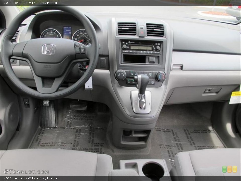 Gray Interior Dashboard for the 2011 Honda CR-V LX #54480662