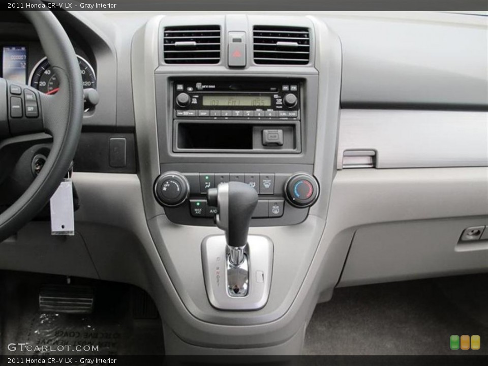 Gray Interior Controls for the 2011 Honda CR-V LX #54480680