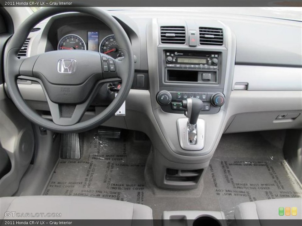 Gray Interior Dashboard for the 2011 Honda CR-V LX #54480758
