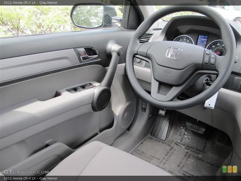 Gray Interior Steering Wheel for the 2011 Honda CR-V LX #54480767