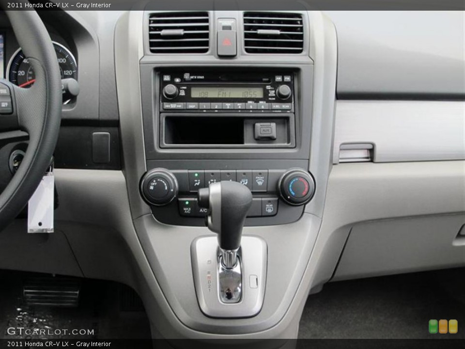 Gray Interior Controls for the 2011 Honda CR-V LX #54480776