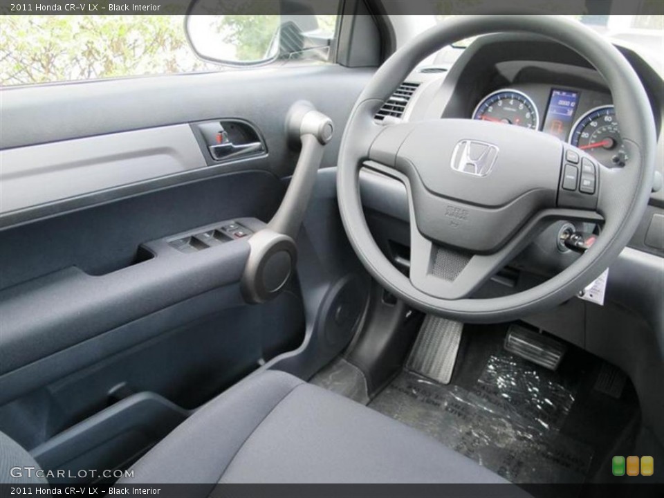 Black Interior Steering Wheel for the 2011 Honda CR-V LX #54480944