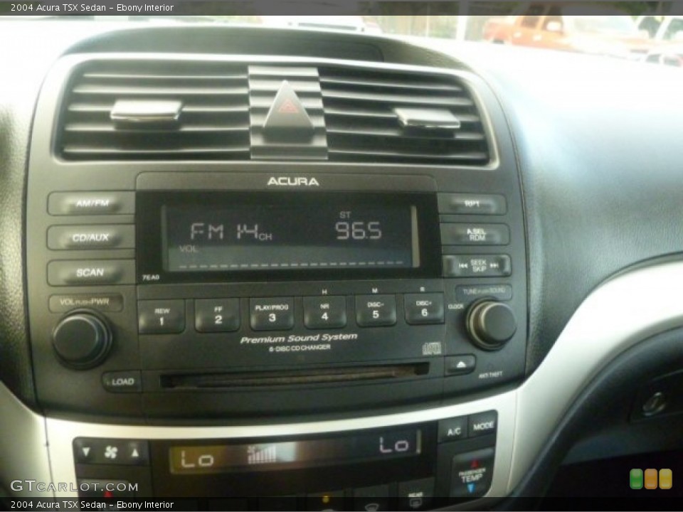 Ebony Interior Audio System for the 2004 Acura TSX Sedan #54481037