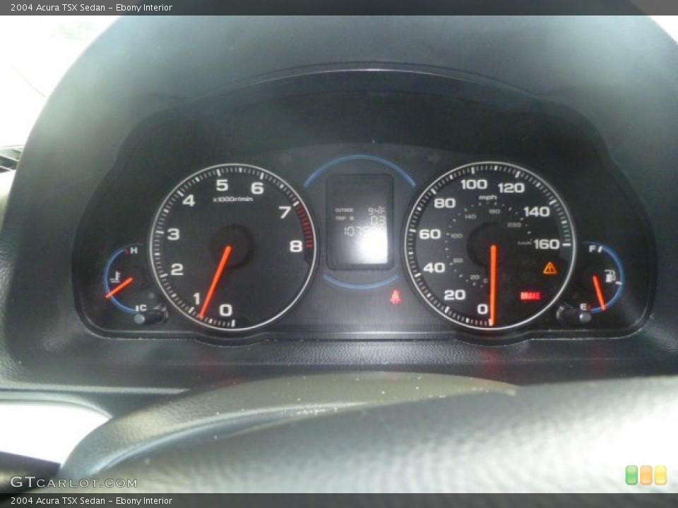Ebony Interior Gauges for the 2004 Acura TSX Sedan #54481061