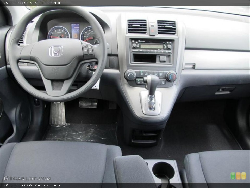 Black Interior Dashboard for the 2011 Honda CR-V LX #54481112
