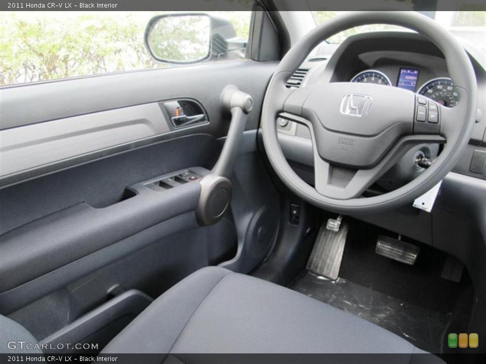 Black Interior Steering Wheel for the 2011 Honda CR-V LX #54481124