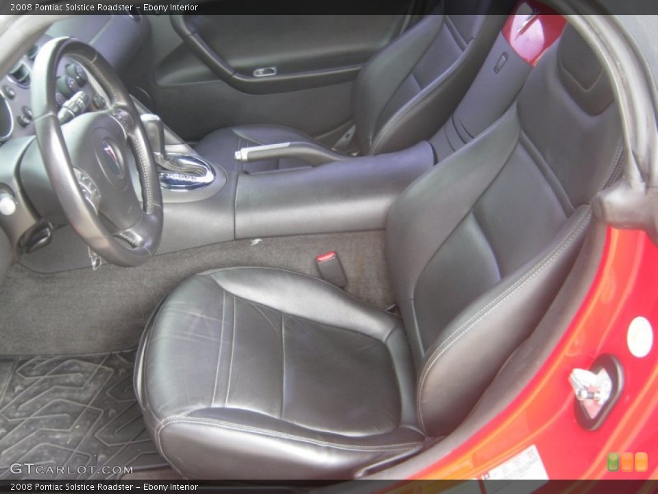 Ebony Interior Photo for the 2008 Pontiac Solstice Roadster #54482735