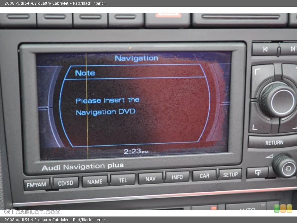 Red/Black Interior Controls for the 2008 Audi S4 4.2 quattro Cabriolet #54482813