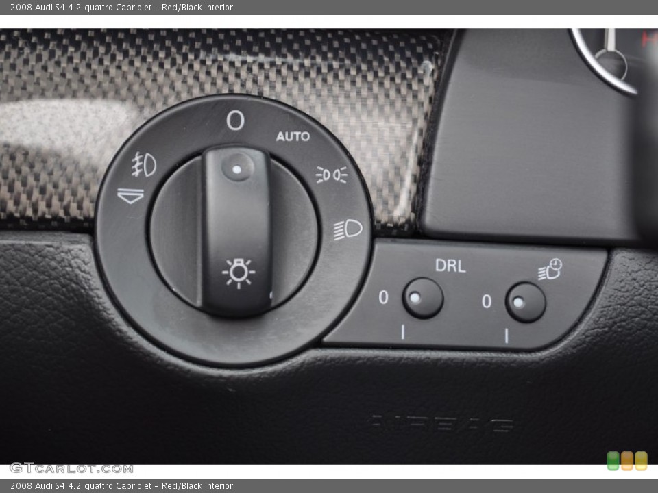Red/Black Interior Controls for the 2008 Audi S4 4.2 quattro Cabriolet #54482879