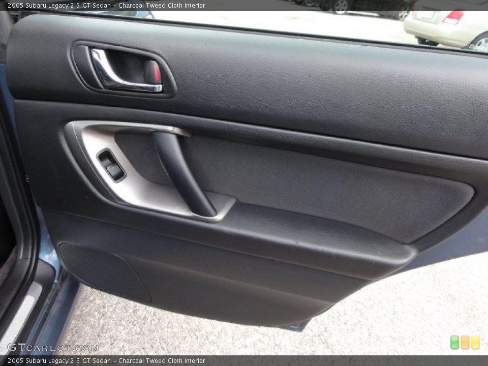 Charcoal Tweed Cloth Interior Door Panel for the 2005 Subaru Legacy 2.5 GT Sedan #54483737