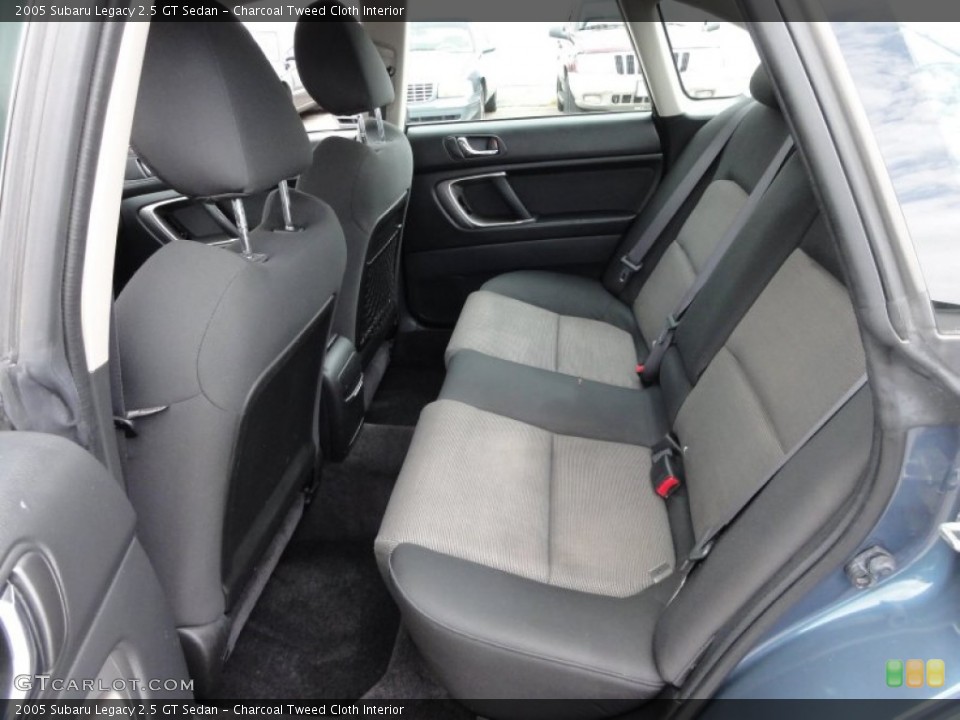 Charcoal Tweed Cloth Interior Photo for the 2005 Subaru Legacy 2.5 GT Sedan #54483746