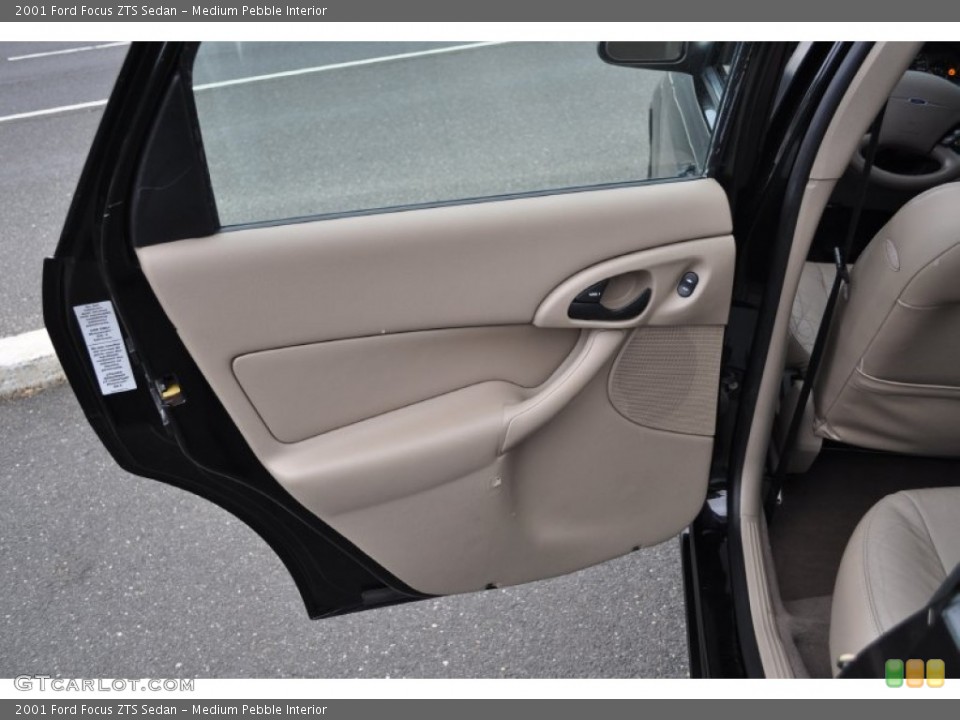 Medium Pebble Interior Door Panel for the 2001 Ford Focus ZTS Sedan #54484154