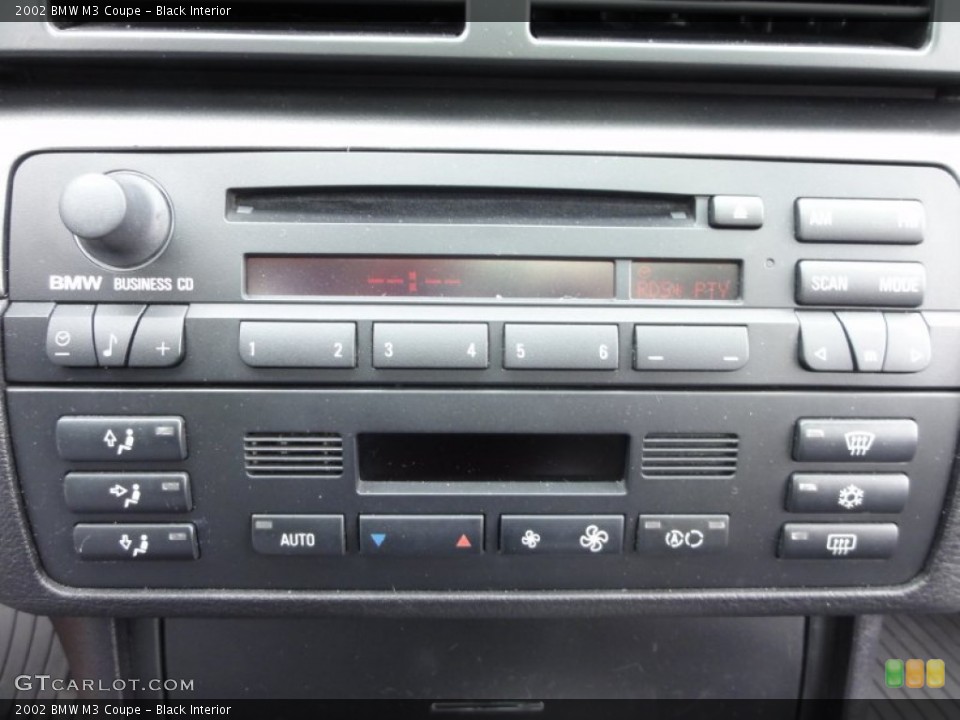 Black Interior Audio System for the 2002 BMW M3 Coupe #54484319