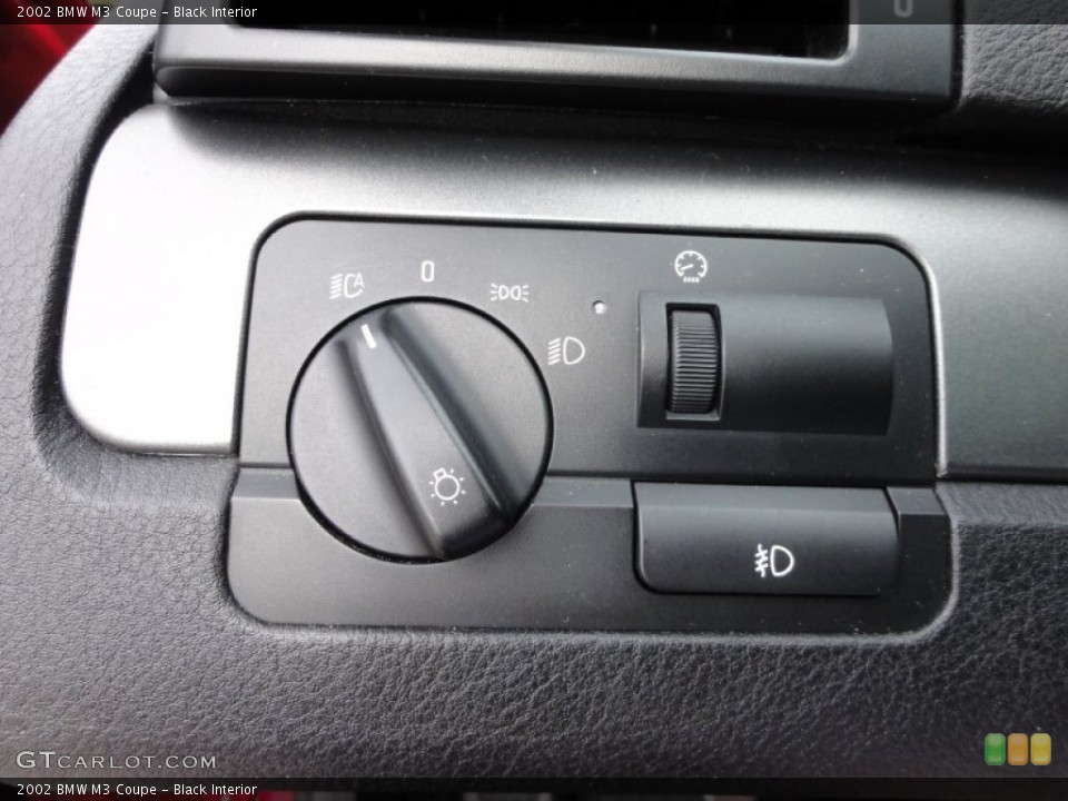 Black Interior Controls for the 2002 BMW M3 Coupe #54484403