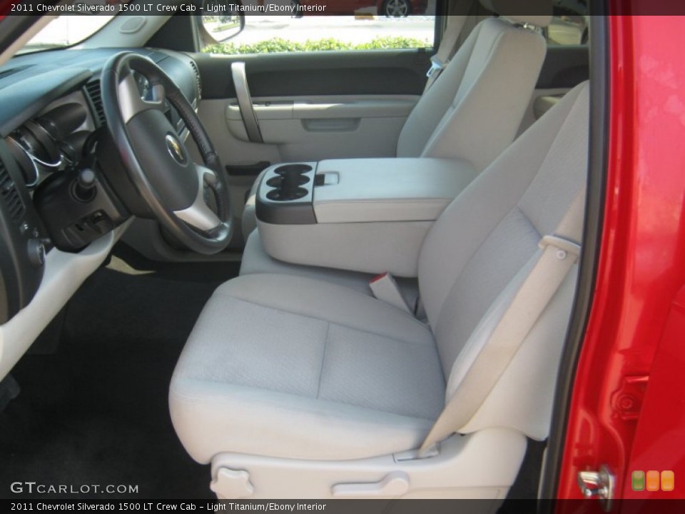 Light Titanium/Ebony Interior Photo for the 2011 Chevrolet Silverado 1500 LT Crew Cab #54484475