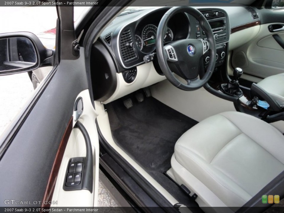 Parchment Interior Photo for the 2007 Saab 9-3 2.0T Sport Sedan #54484994
