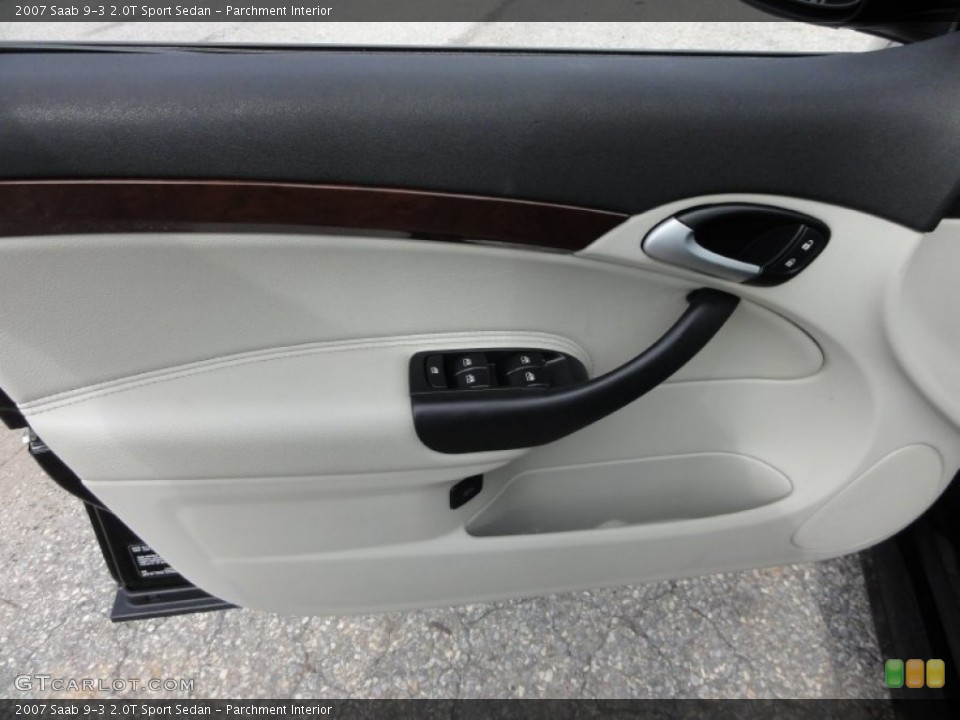 Parchment Interior Door Panel for the 2007 Saab 9-3 2.0T Sport Sedan #54485003
