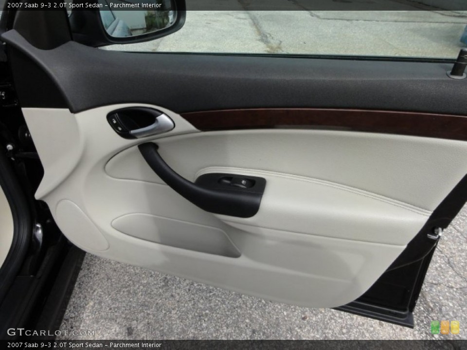 Parchment Interior Door Panel for the 2007 Saab 9-3 2.0T Sport Sedan #54485093