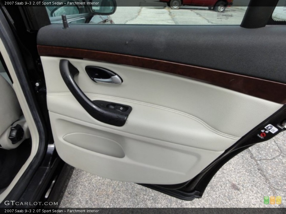 Parchment Interior Door Panel for the 2007 Saab 9-3 2.0T Sport Sedan #54485111