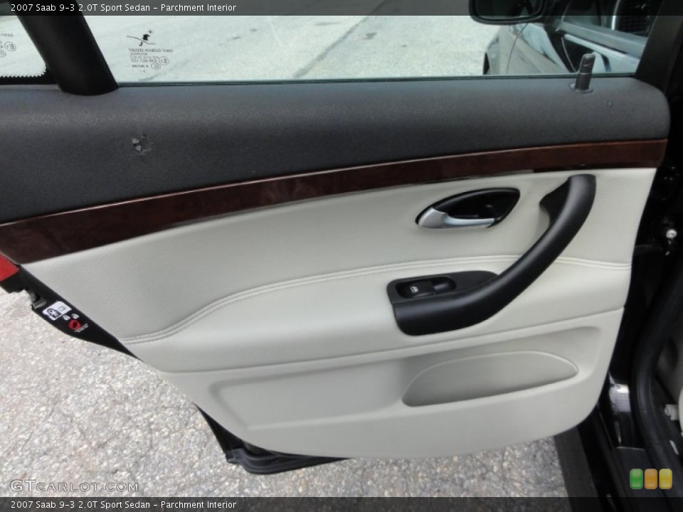 Parchment Interior Door Panel for the 2007 Saab 9-3 2.0T Sport Sedan #54485129