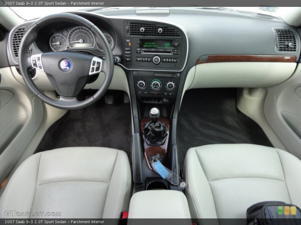Parchment Interior Dashboard for the 2007 Saab 9-3 2.0T Sport Sedan #54485138
