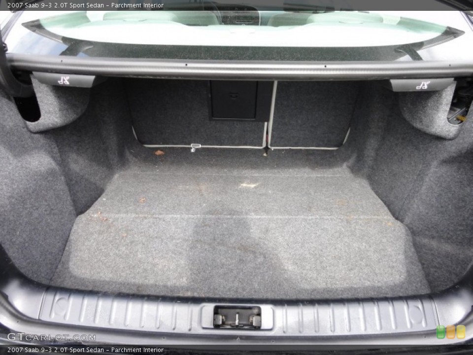 Parchment Interior Trunk for the 2007 Saab 9-3 2.0T Sport Sedan #54485156
