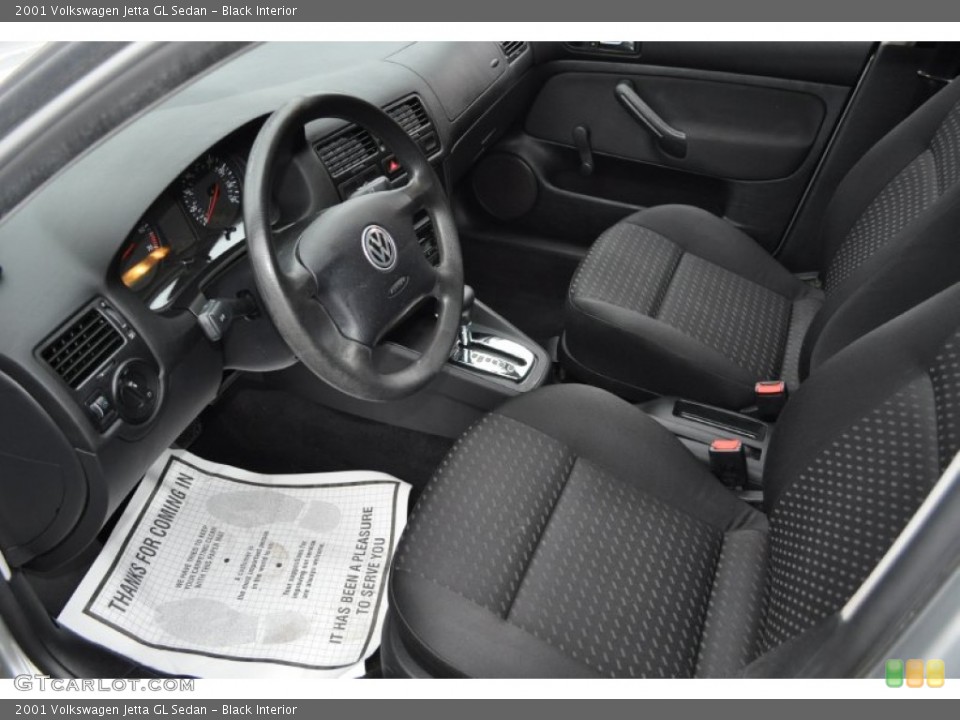 Black Interior Photo for the 2001 Volkswagen Jetta GL Sedan #54485345