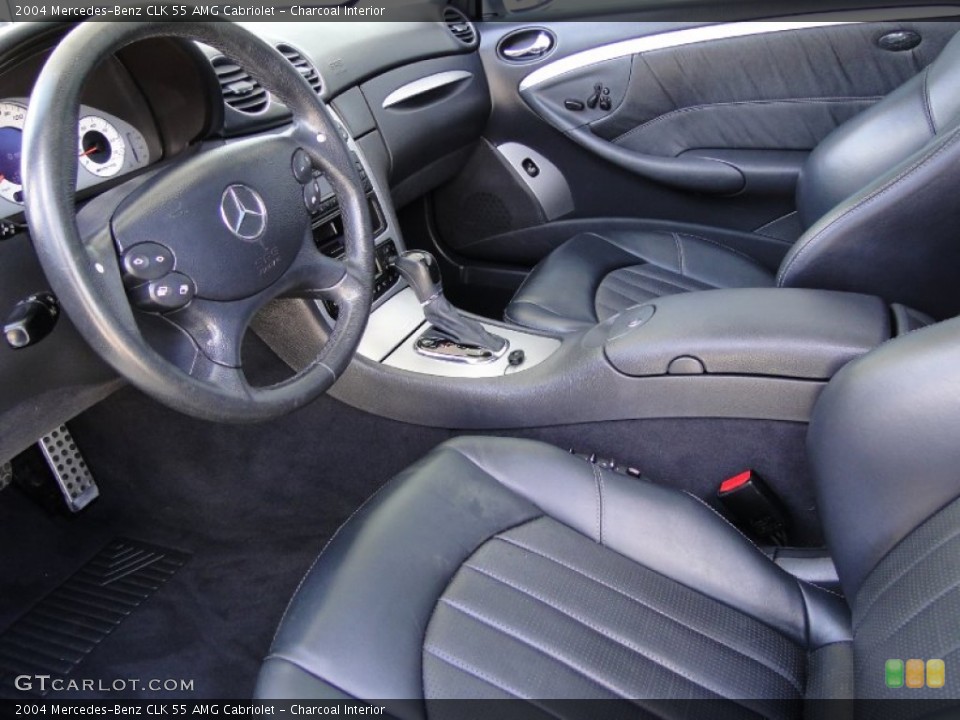 Charcoal Interior Photo for the 2004 Mercedes-Benz CLK 55 AMG Cabriolet #54486853