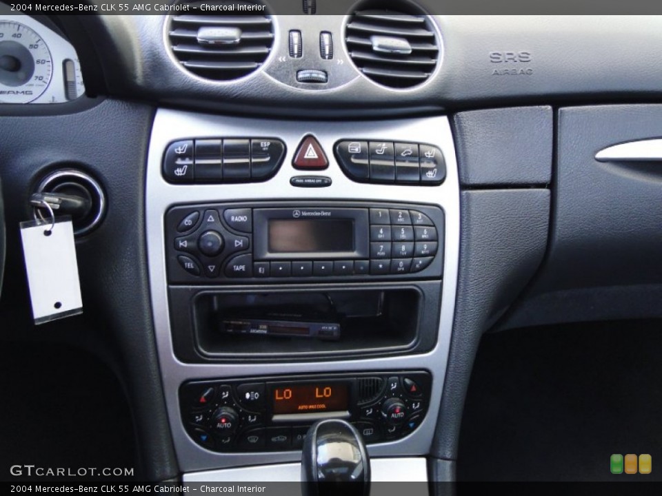 Charcoal Interior Controls for the 2004 Mercedes-Benz CLK 55 AMG Cabriolet #54486917