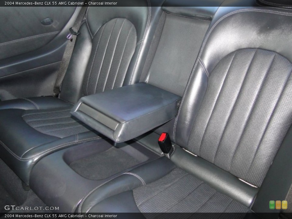 Charcoal Interior Photo for the 2004 Mercedes-Benz CLK 55 AMG Cabriolet #54486965