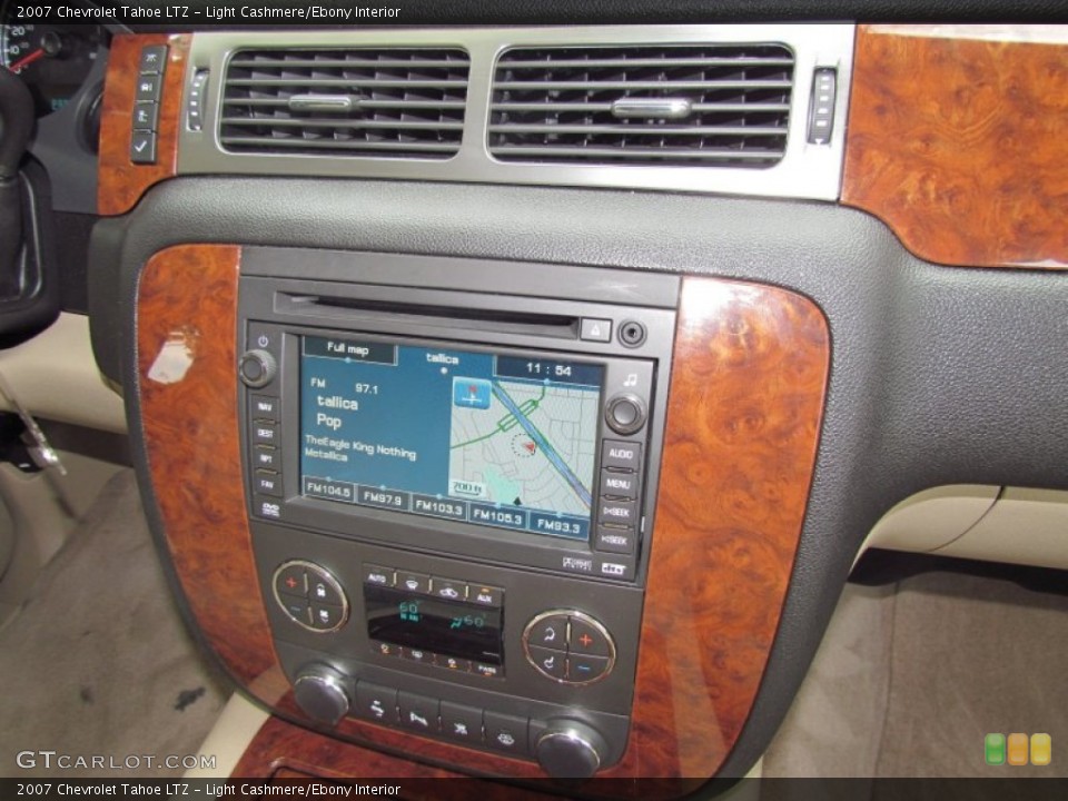 Light Cashmere/Ebony Interior Navigation for the 2007 Chevrolet Tahoe LTZ #54487487