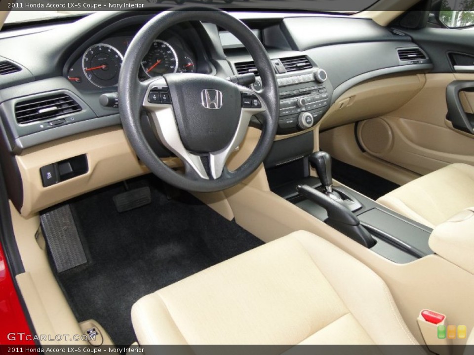 Ivory Interior Prime Interior for the 2011 Honda Accord LX-S Coupe #54487874