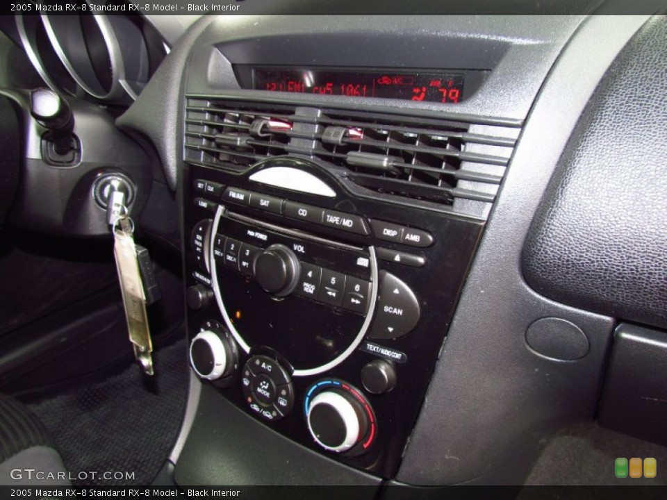 Black Interior Controls for the 2005 Mazda RX-8  #54488480