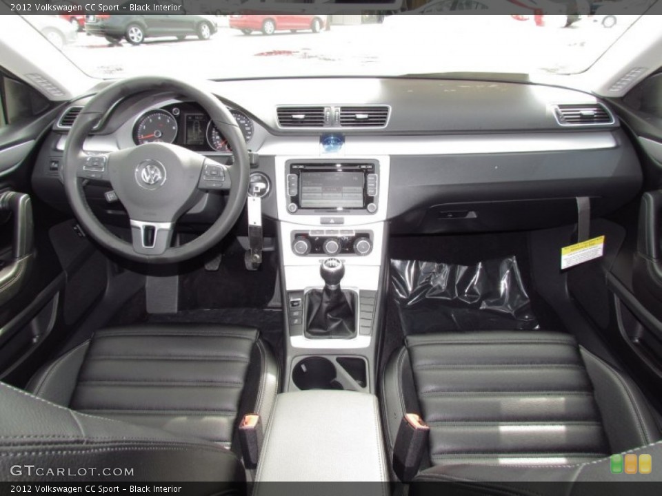 Black Interior Dashboard for the 2012 Volkswagen CC Sport #54488681